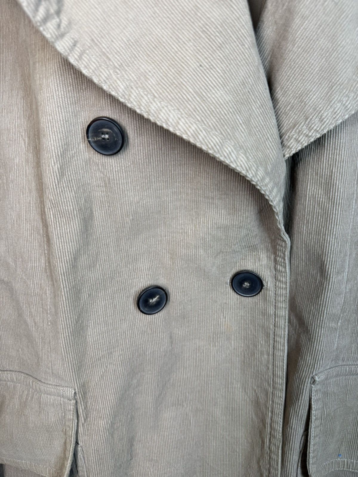 Yves Saint Laurent Corduroy YSL Jacket Italy Rive Gauche Double Breasted Size US L / EU 52-54 / 3 - 14 Thumbnail
