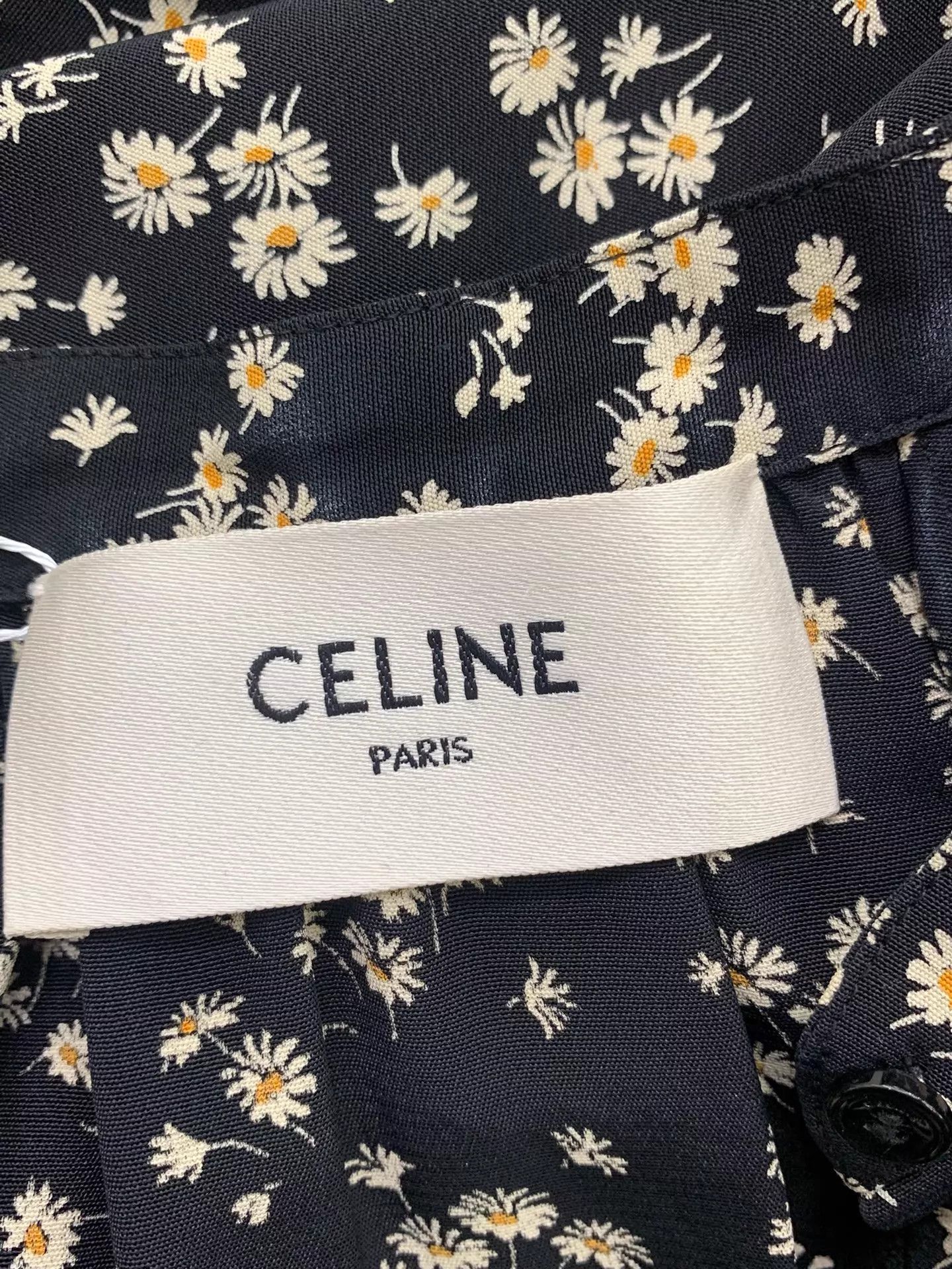 Celine Celine long floral dress 38 new Size XS / US 0-2 / IT 36-38 - 4 Thumbnail