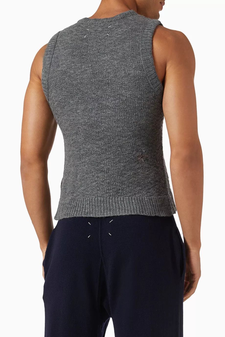 Maison Margiela oc11z0925 Knit Tank Top in Grey Size US S / EU 44-46 / 1 - 3 Thumbnail