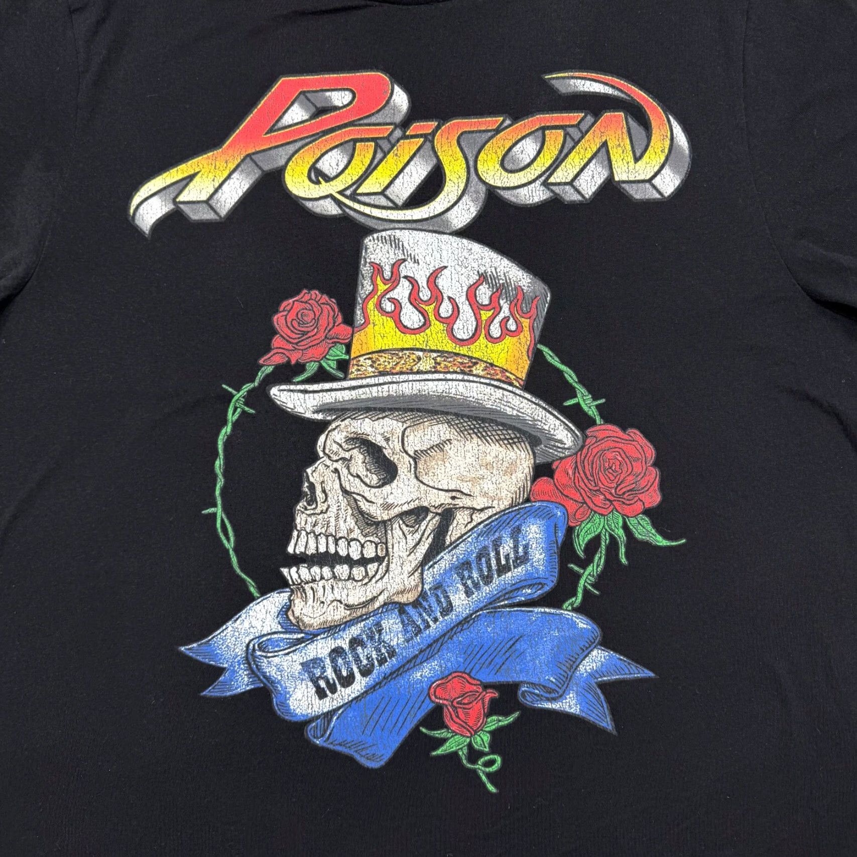 Vintage VINTAGE Poison Graphic T Shirt? Size XXL / US 16-18 / IT 52-54 - 4 Thumbnail