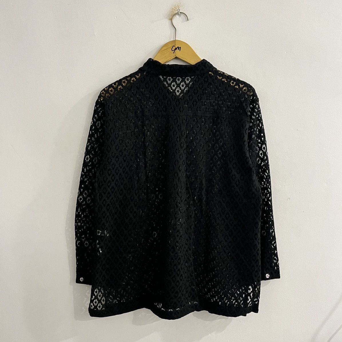 Japanese Brand Rope Mesh Crochet Button Up Size US M / EU 48-50 / 2 - 7 Thumbnail
