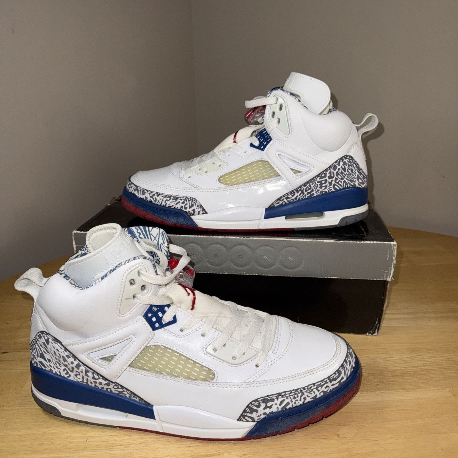 Jordan Brand AIR Jordan Spizike True Blue Size 11.5 OG BOX Size US 11.5 / EU 44-45 - 3 Thumbnail
