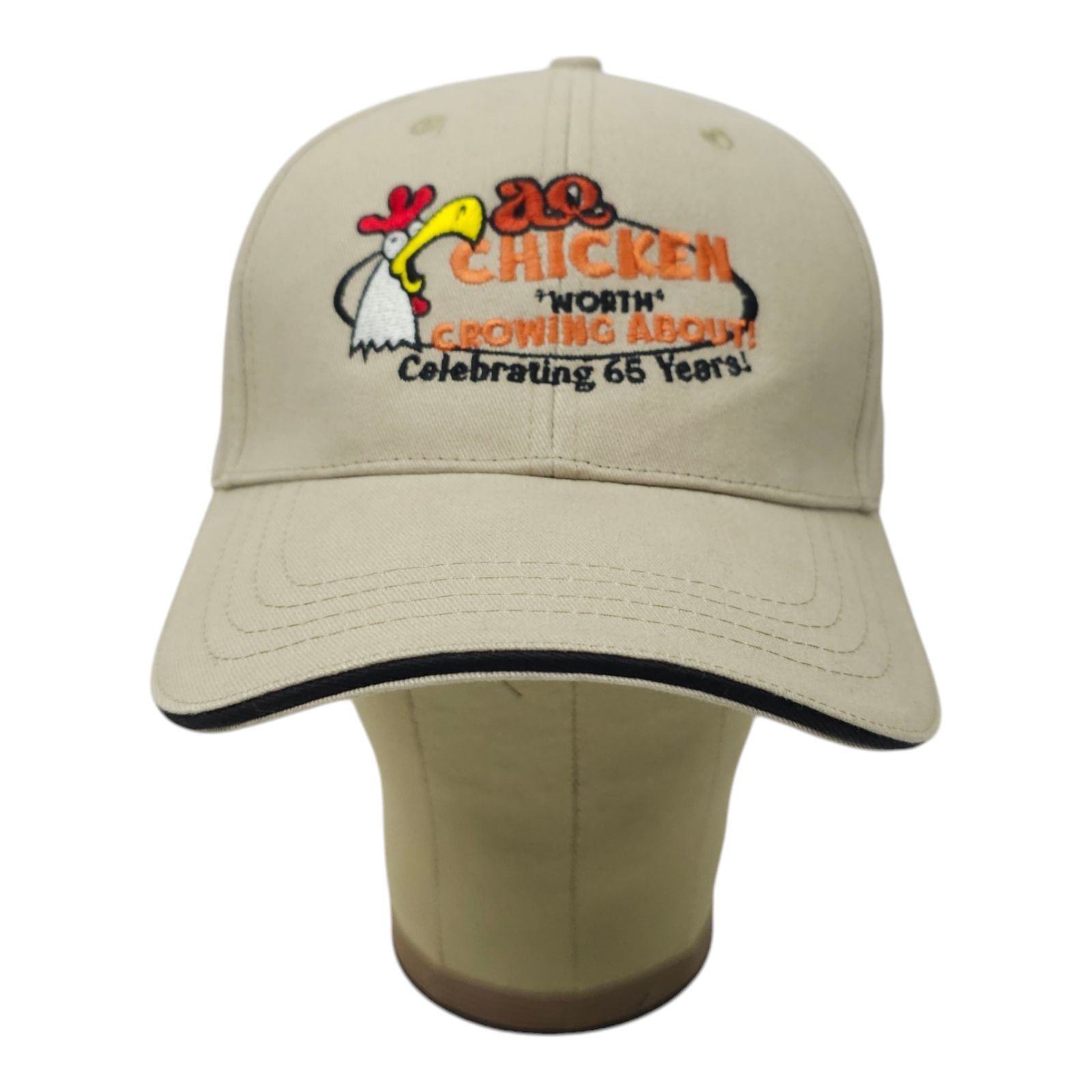 Other Chicken Worth Crowing About Embroidered Tuck Strap Cap Hat Size ONE SIZE - 9 Thumbnail