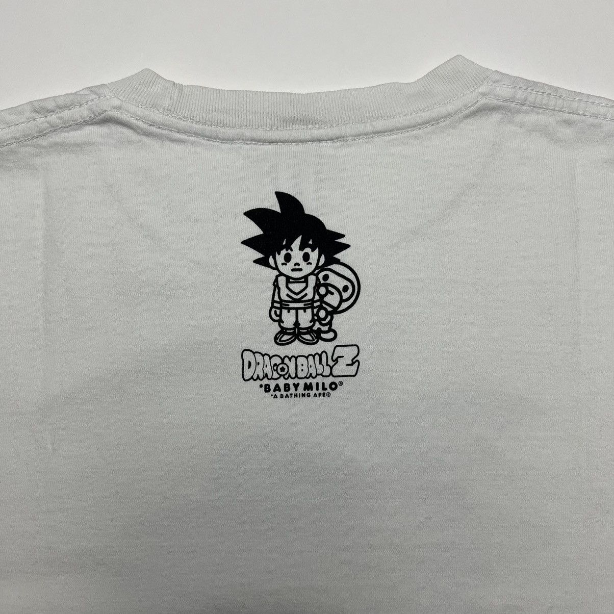 Bape Bape x Dragon ball Goku Base baby milo tshirt Size US S / EU 44-46 / 1 - 4 Thumbnail