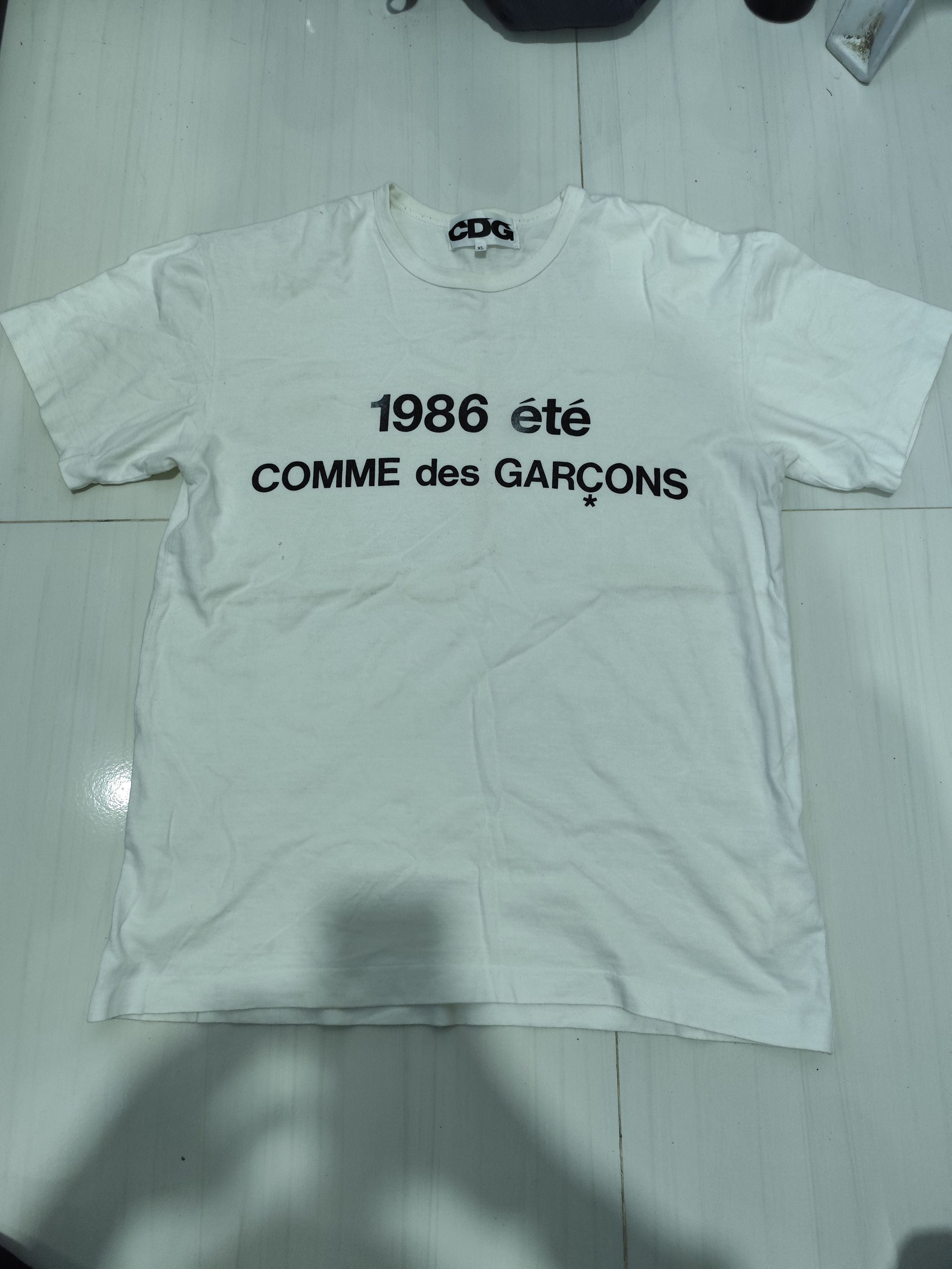 Comme des Garcons CDG 1986 ete T-shirt | Grailed