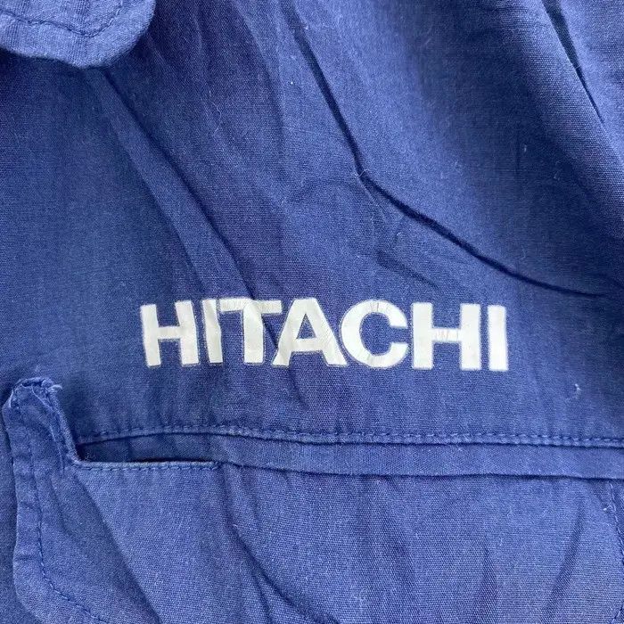 Vintage Vtg 80’ HITACHI JAPAN BUILCARE Indigo Jacket Windbreaker Size US XL / EU 56 / 4 - 5 Thumbnail