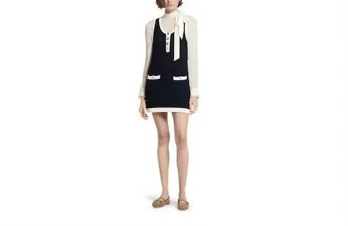 Gucci o1B3y1r0426 Fine Cotton Crochet Dress in Black Size XXL / US 16-18 / IT 52-54 - 5 Thumbnail