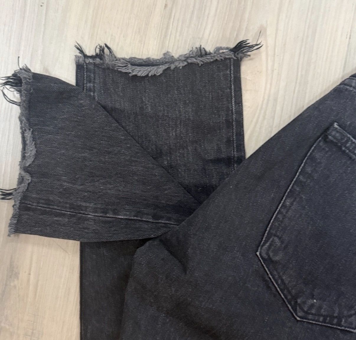 Rag & Bone Rag & Bone Black Straight Leg Denim Jeans Size 26" / US 2 / IT 38 - 4 Thumbnail