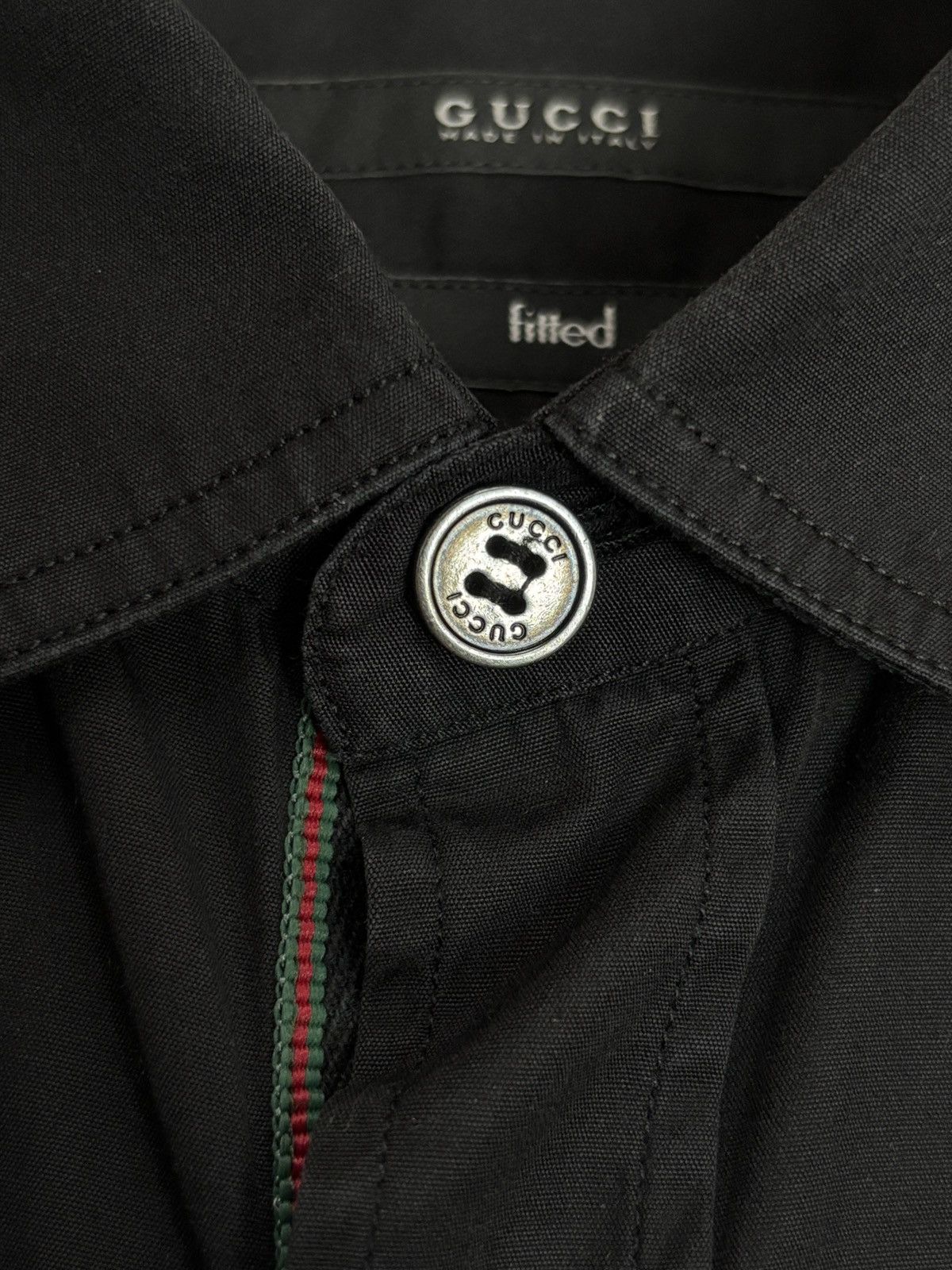 Gucci Gucci Vintage Black Designer Pocket Shirt Tom Ford Era Size US M / EU 48-50 / 2 - 3 Thumbnail