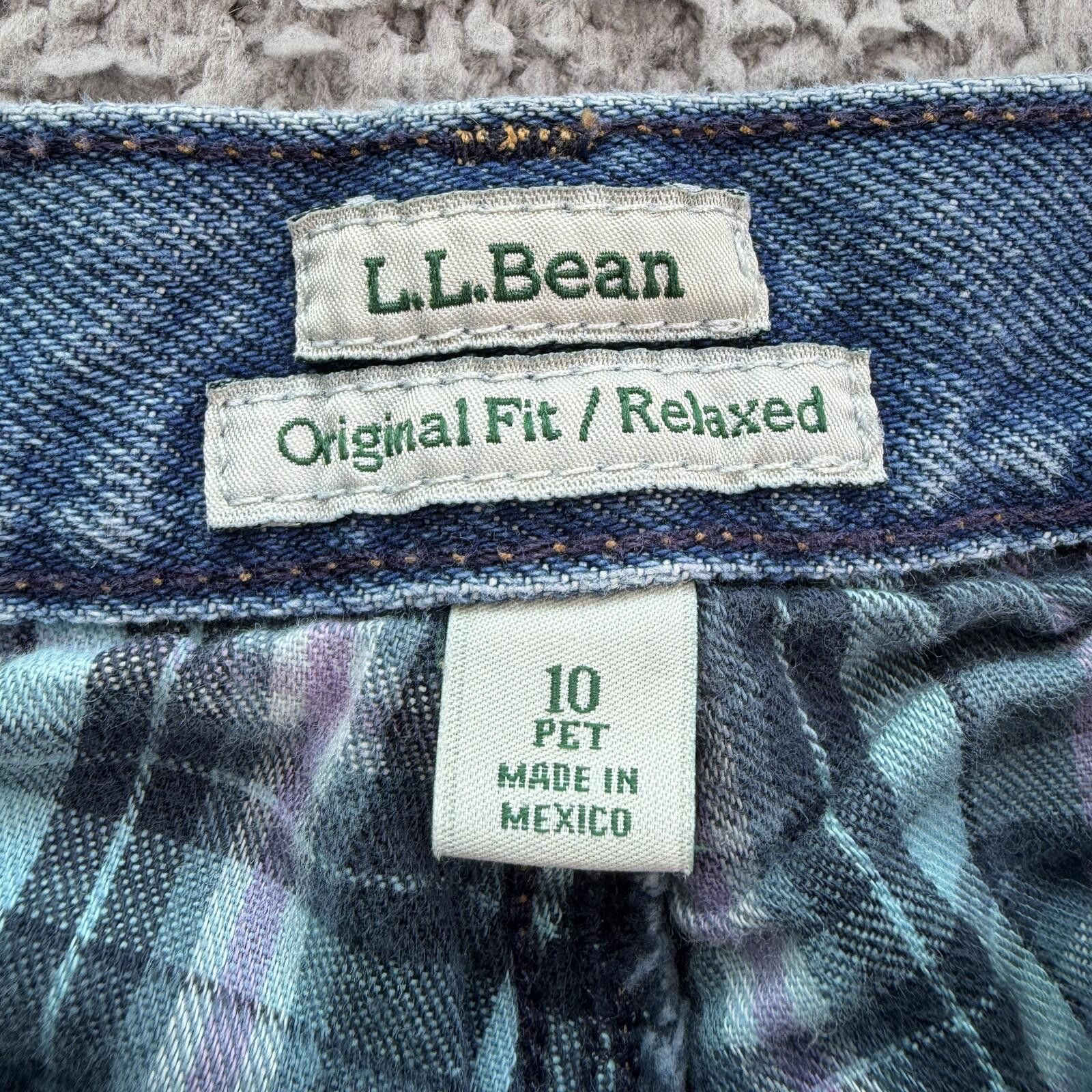 L.L. Bean LL Bean Relaxed Fit Jeans Womens 10 Pet Wash Denim Mom Jeans Size 32" / US 10 / IT 46 - 5 Thumbnail