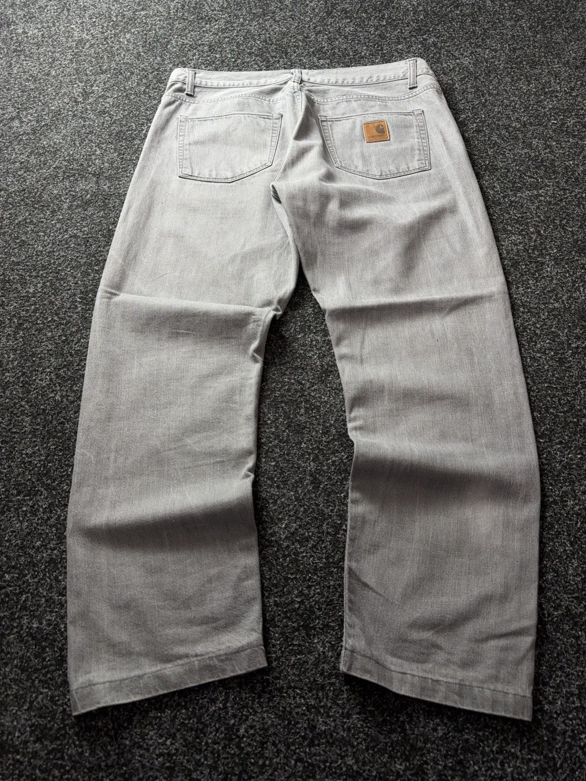 Carhartt 00s Y2K Vintage Carhartt Light Grey Work Pants Relaxed Fit Size US 36 / EU 52 - 1 Thumbnail