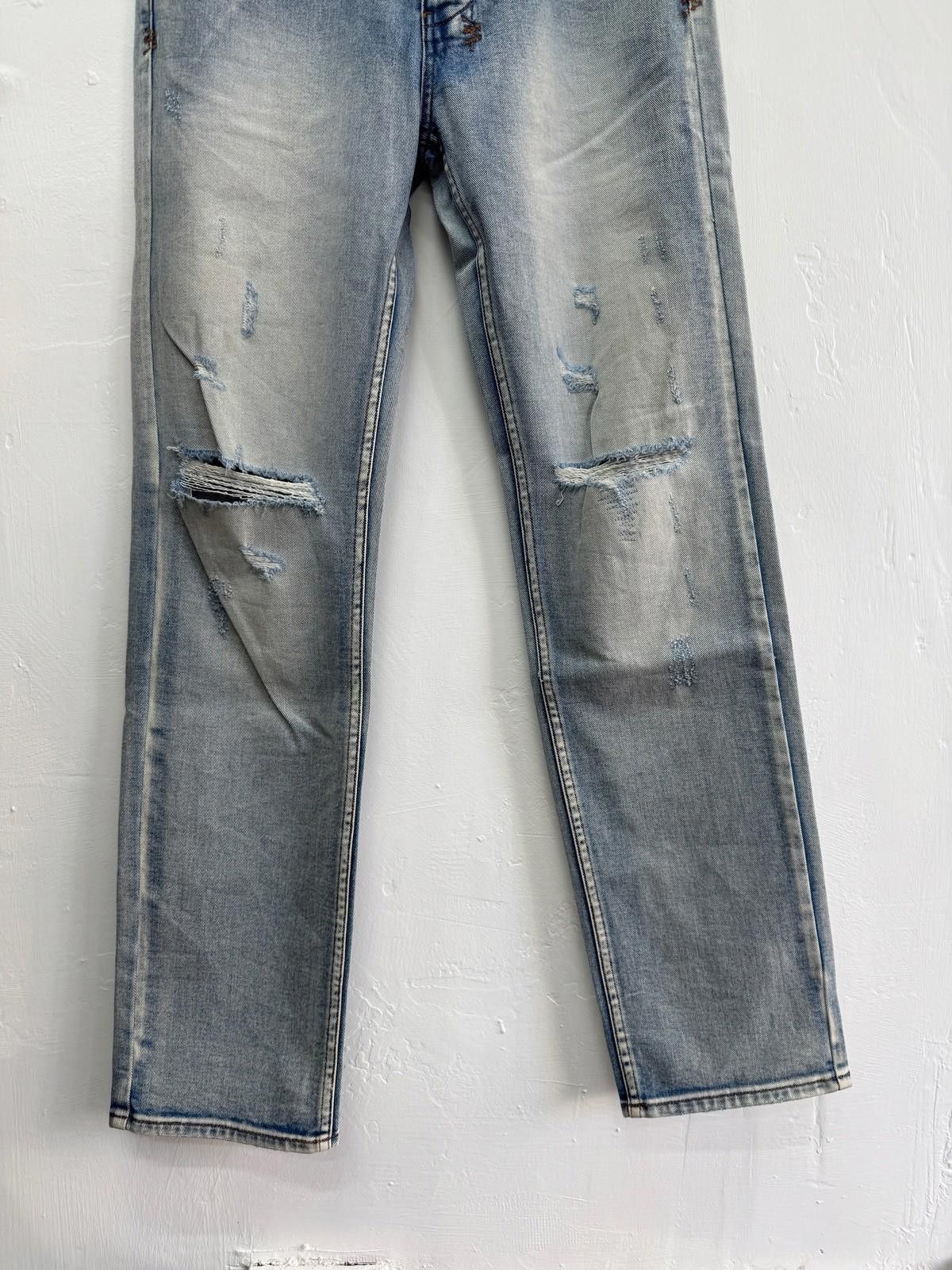Ksubi new Ksubi mens denim jeans hazlow blue city high ripped 32 Size US 32 / EU 48 - 3 Thumbnail