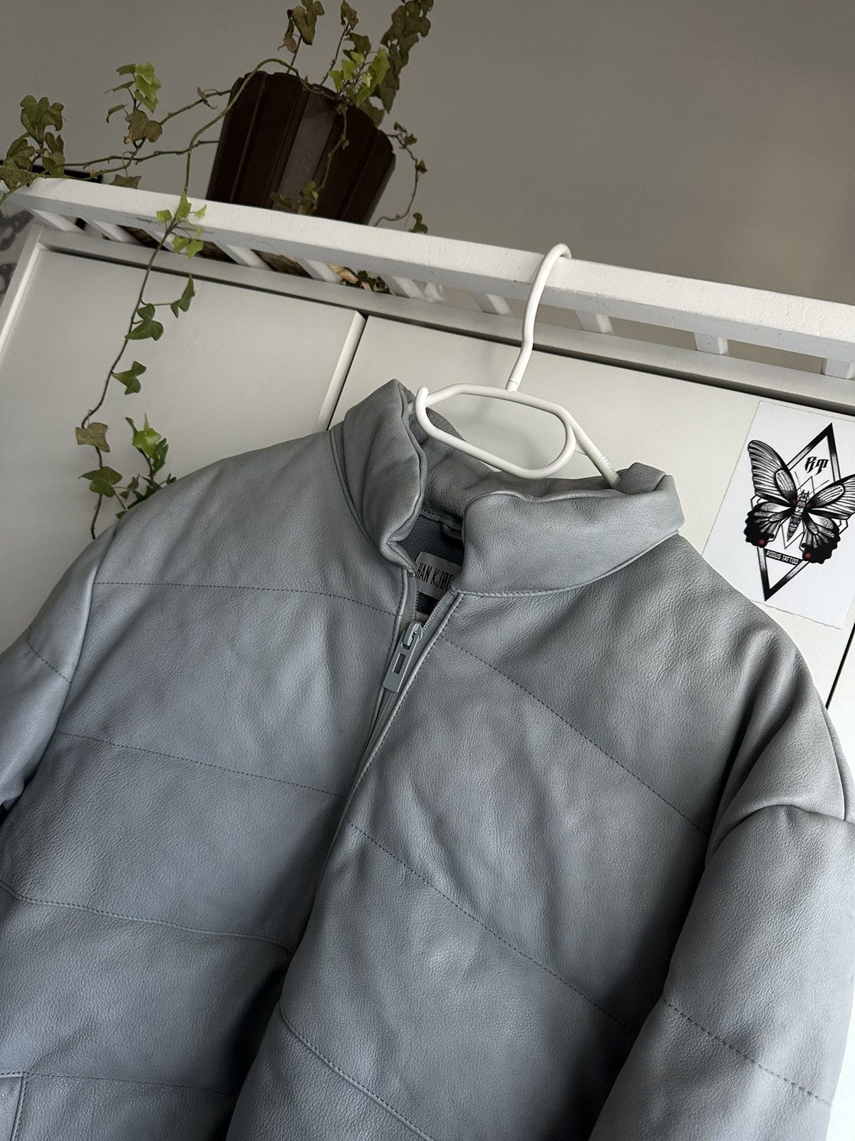 Han Kjobenhavn × Our Legacy Heavy Padded Leather Jacket 700$ Size US M / EU 48-50 / 2 - 6 Thumbnail