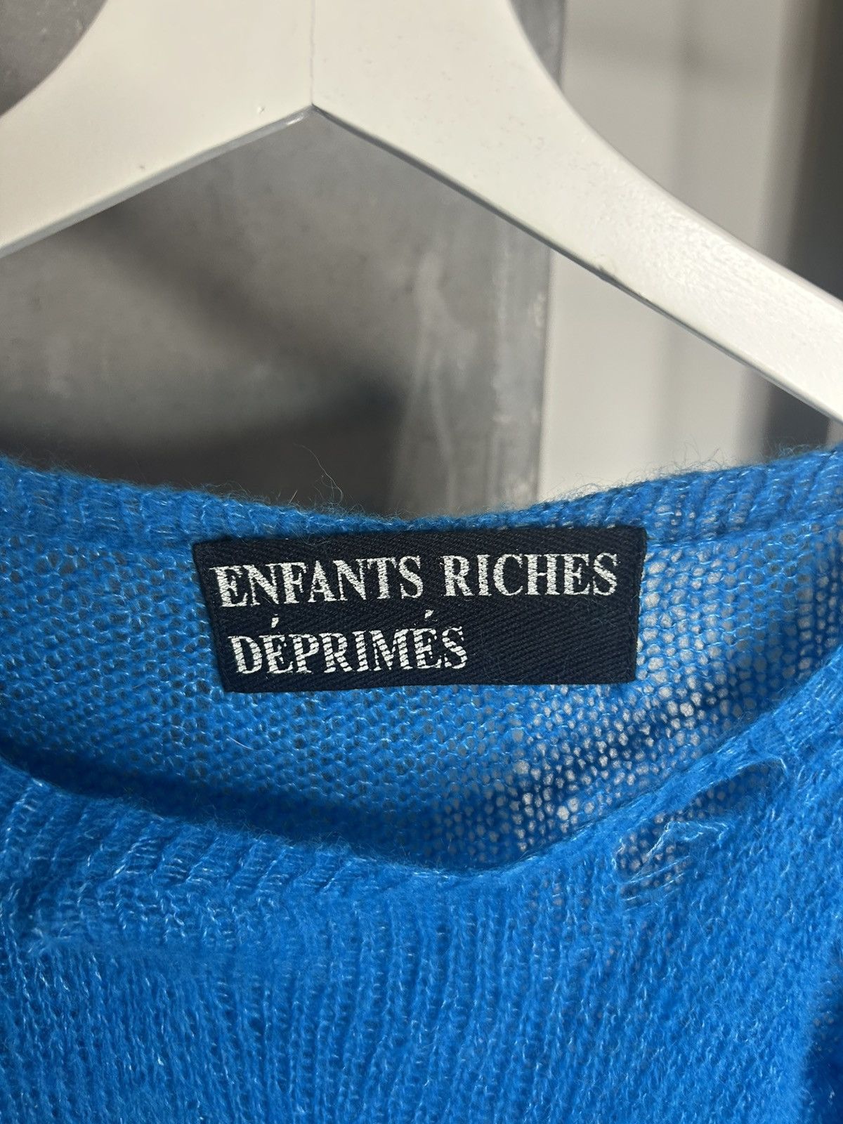 Enfants Riches Deprimes 2017 Alpaca Distressed Knit CAMPAIGN/RUNWAY GRAIL Size US XL / EU 56 / 4 - 9 Thumbnail