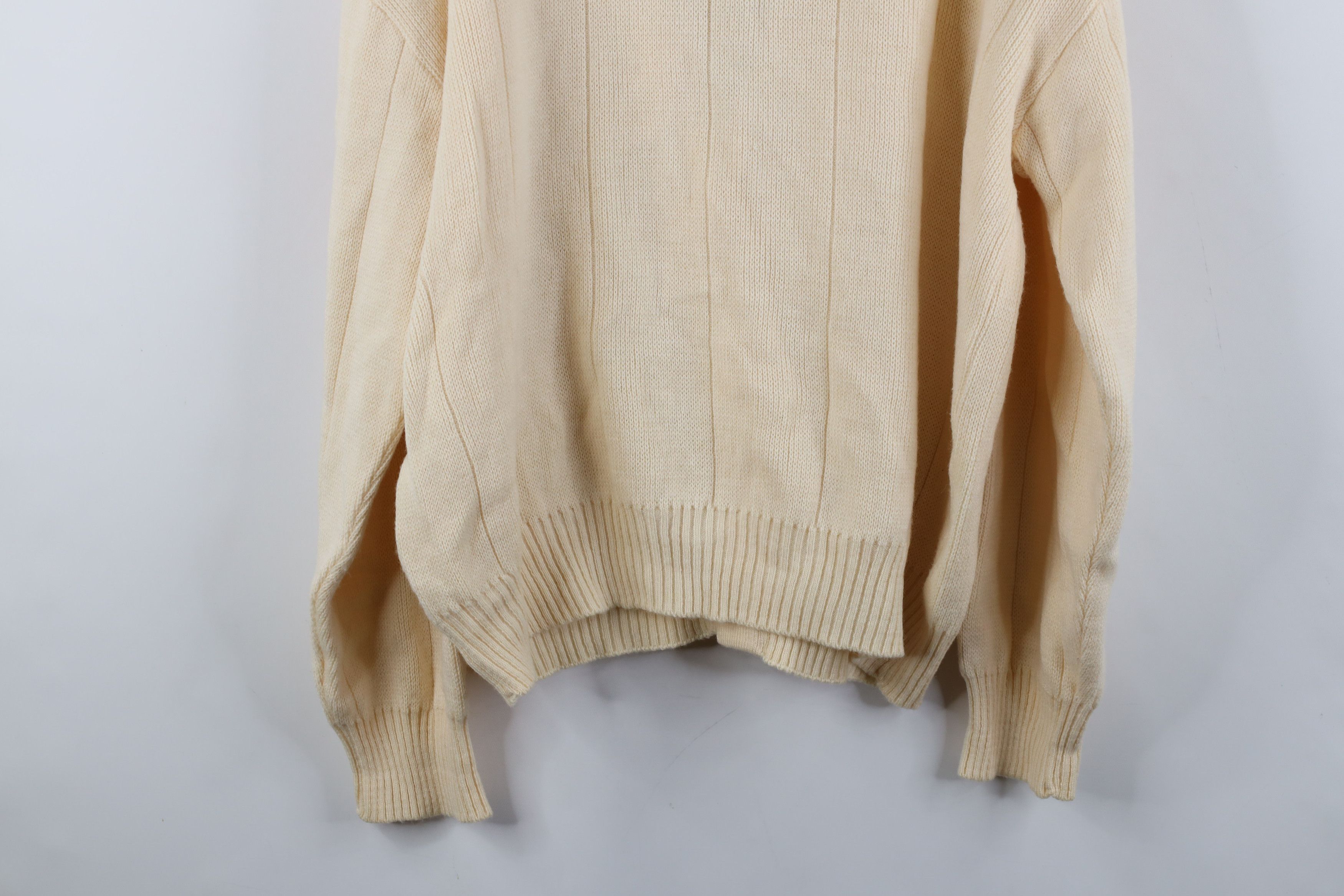 Vintage Vintage 90s Streetwear Blend Ribbed Knit Cardigan Sweater Size US L / EU 52-54 / 3 - 10 Thumbnail