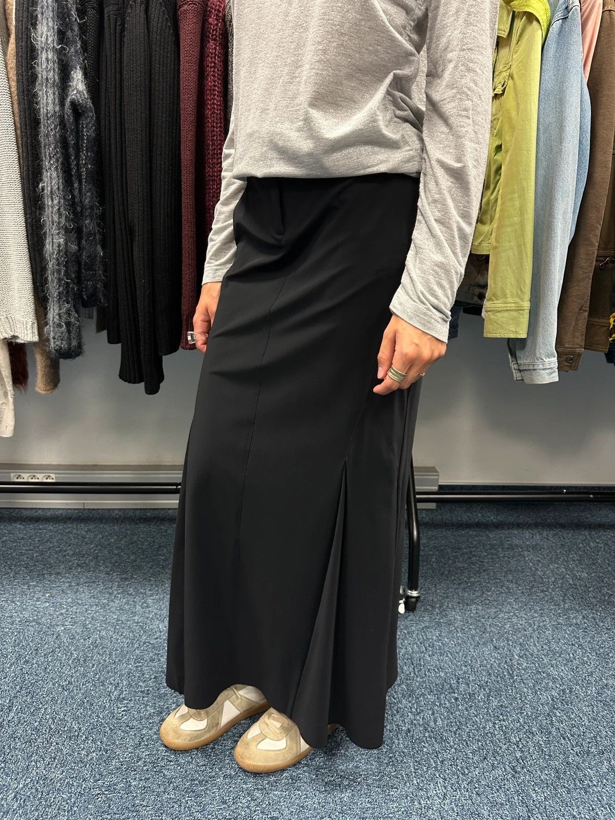 Marithe + Francois Girbaud Marithé + Francois Girbaud 00’s Dark Navy Long Skirt Size 27" / US 4 / IT 40 - 1 Thumbnail