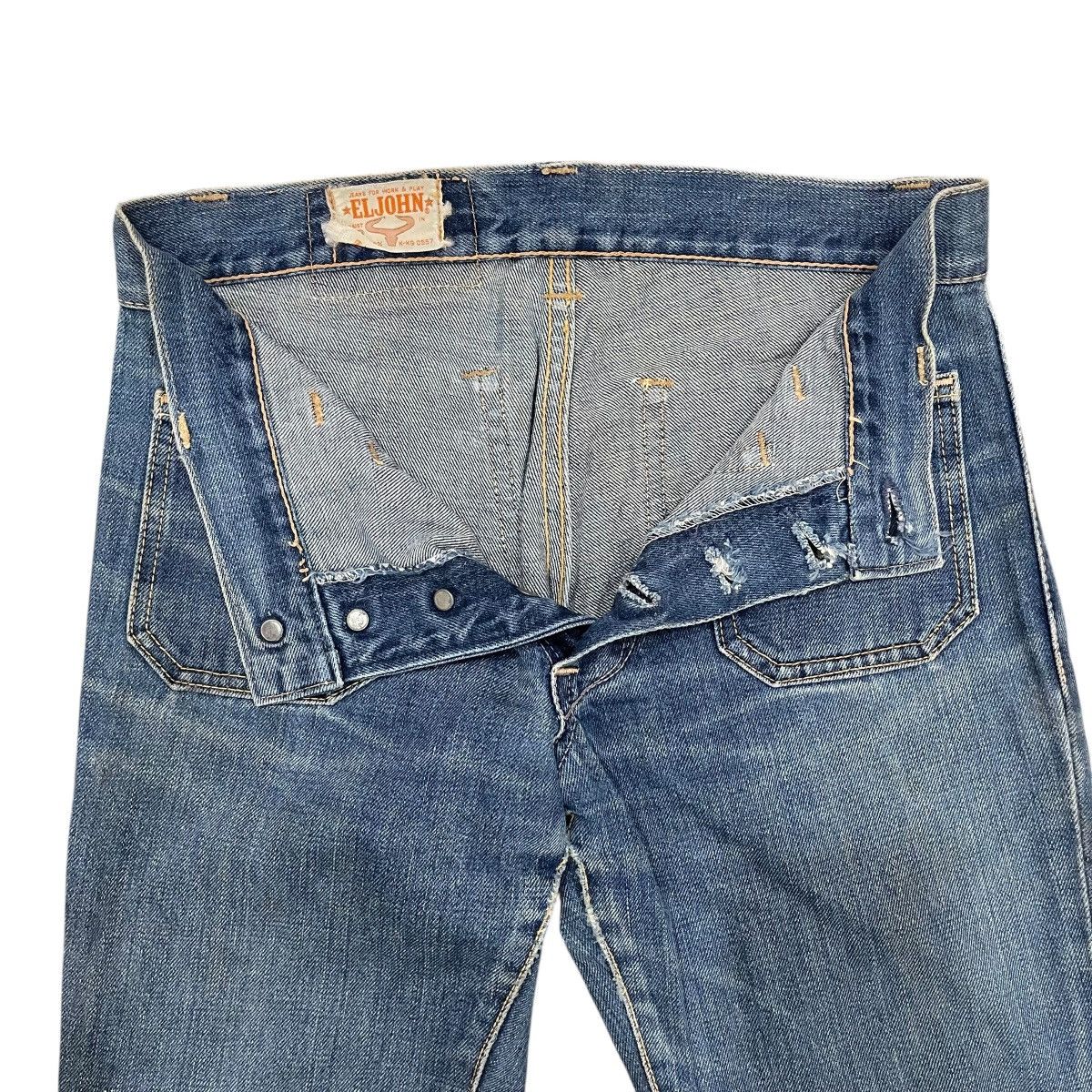 Big John Vintage 80s EL John Big John BootCut Denim Jeans Size 28" / US 6 / IT 42 - 6 Thumbnail