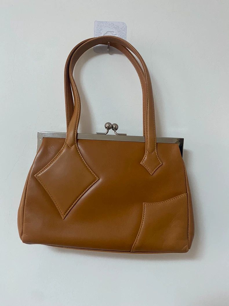 Vivienne Westwood Vivienne Westwood size os Brown second-hand gold purse bag Size ONE SIZE - 3 Thumbnail