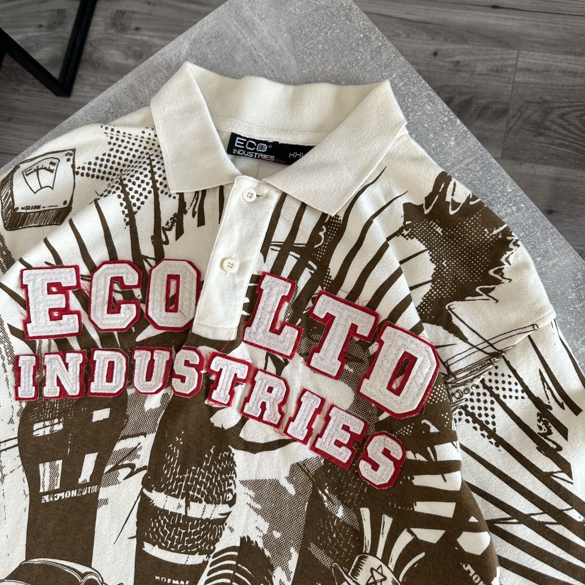 Ecko Unltd. Vintage 00s Eco Unltd Industries OG Rap polo y2k Gangsta Size US XXL / EU 58 / 5 - 5 Thumbnail