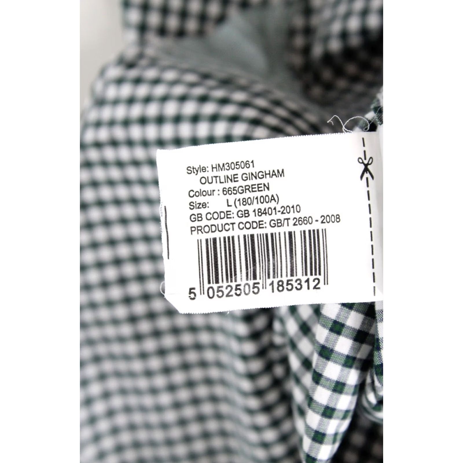 Hackett HACKETT Outline Gingham Slim Fit Shirt Men's LARGE Casual Checked Button Up Size US L / EU 52-54 / 3 - 8 Thumbnail