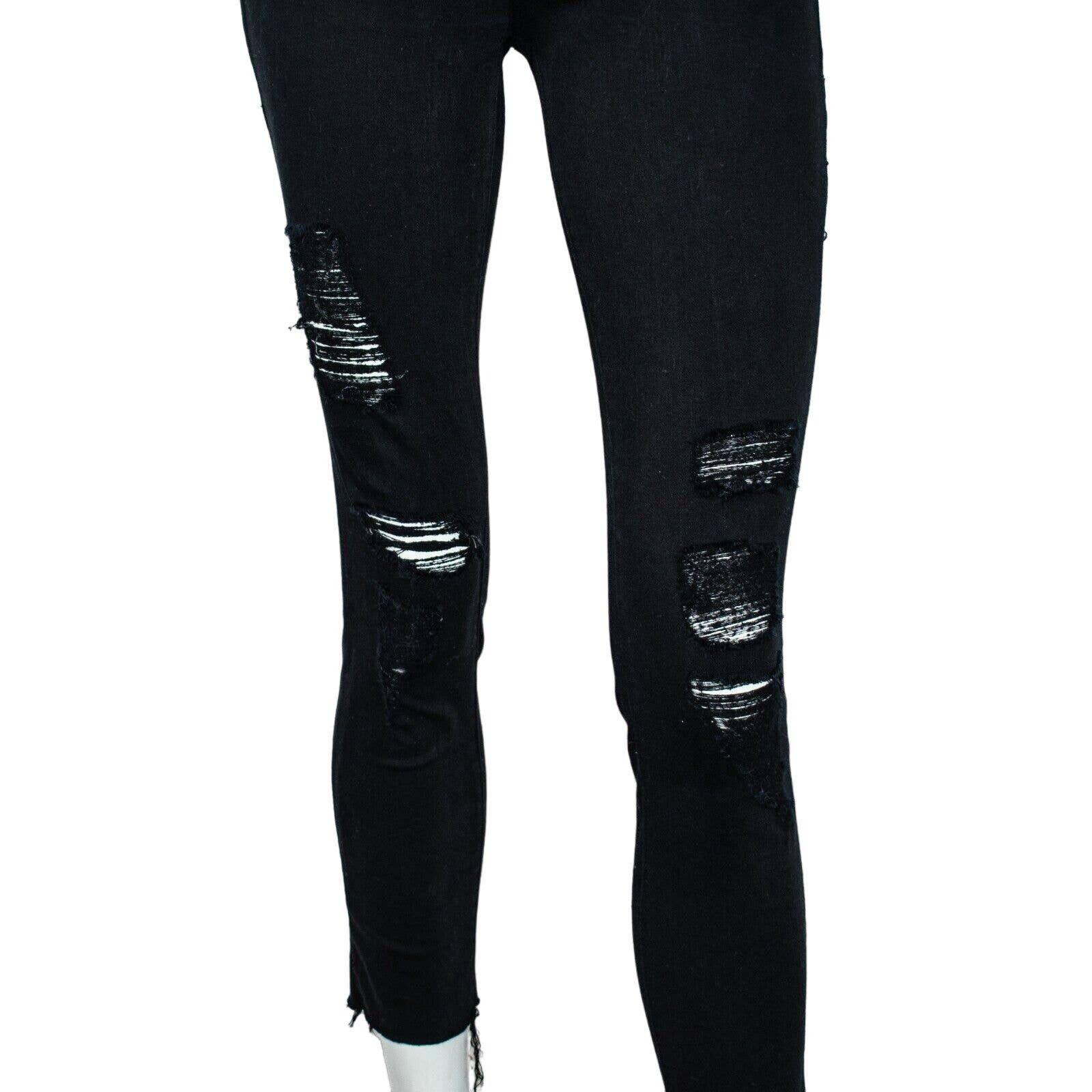 Frame FRAME Denim Women's Le Skinny De Jeanne Jeans Ripped Size 26" / US 2 / IT 38 - 9 Thumbnail