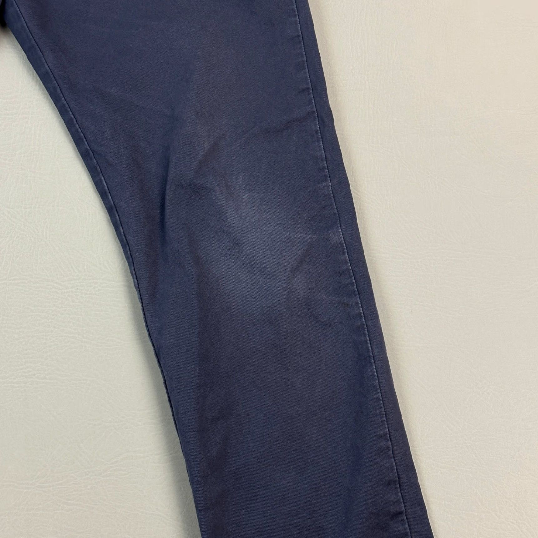 J.Crew J.CREW 484 Slim Fit Chino Pants Mens 33x30 34x30 Navy Blue Oarsman Casual Size US 33 - 2 Thumbnail