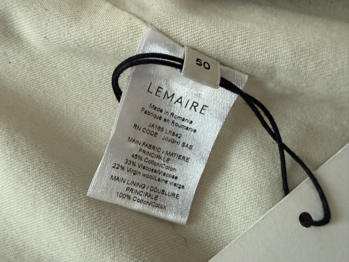 Lemaire Lemaire 3-Button Jacket Blazer - FW22 - NWT Size 50R - 5 Thumbnail