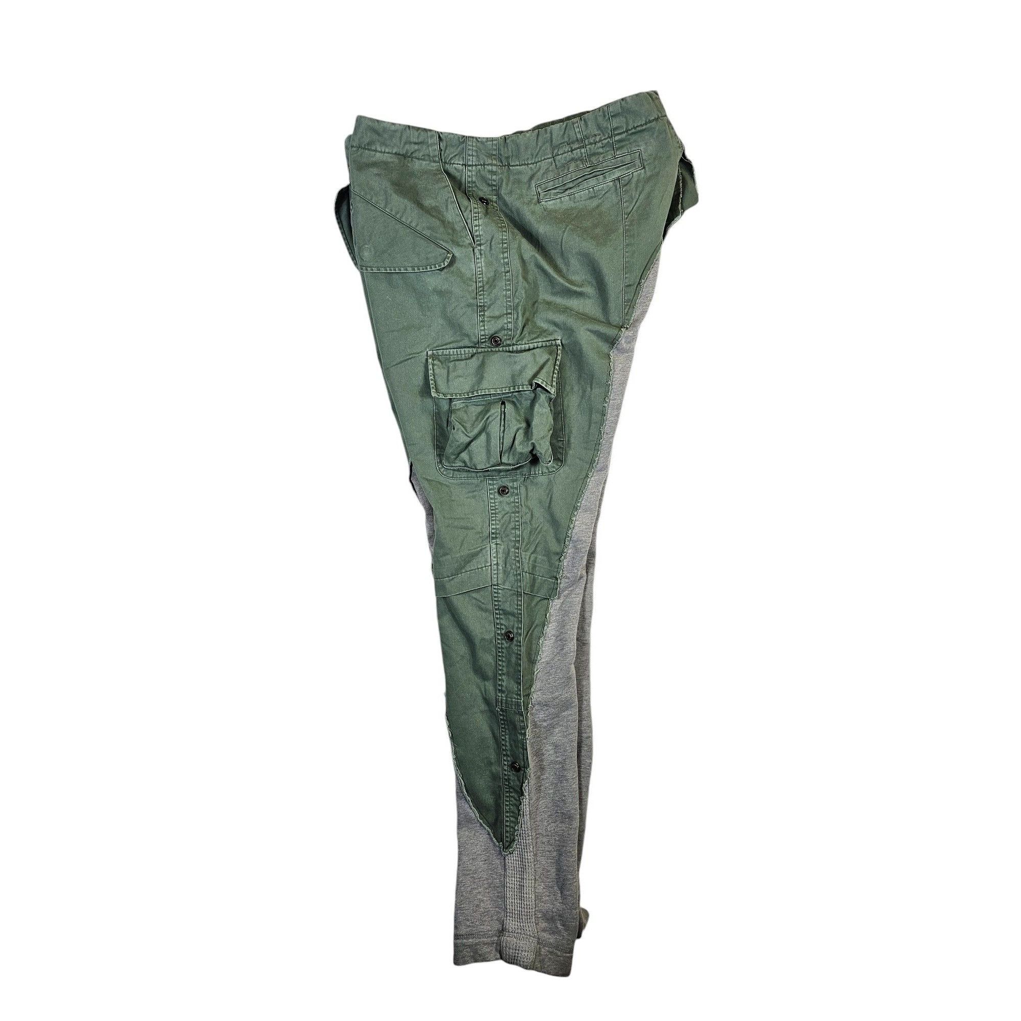 Greg Lauren - Baker 50/50 Tapered Jersey-Trimmed Frayed