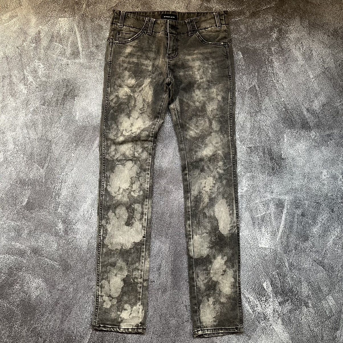 Diet Butcher Slim Skin Tie-Dyed Denim Pants