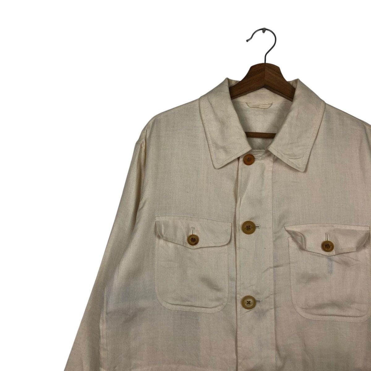Japanese Brand 🔥VINTAGE CHORE WORK JACKET AQUASCUTUM LONDON MULTI POCKETS Size US L / EU 52-54 / 3 - 9 Thumbnail
