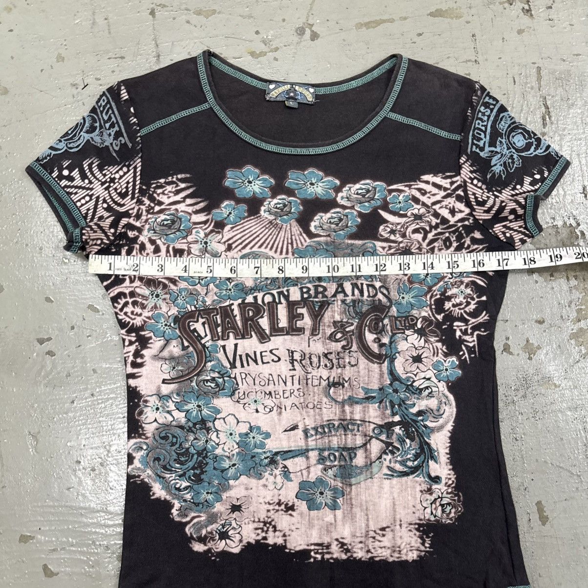 Affliction Y2K Vanilla Sugar Affliction Ed Hardy Style Tee Size US L / EU 52-54 / 3 - 5 Thumbnail