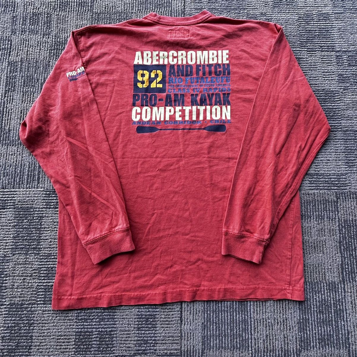 Abercrombie & Fitch VTG Abercrombie & Fitch Kayak Competition Longsleeve Shirt Size US M / EU 48-50 / 2 - 7 Thumbnail