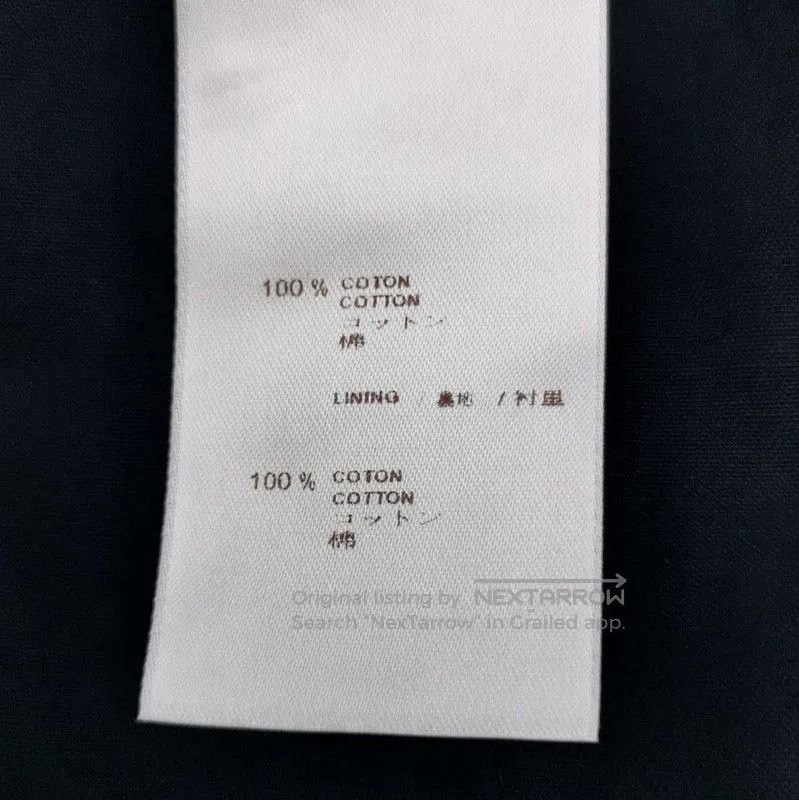 Louis Vuitton Louis Vuitton Classic Black Cotton Trousers. Size US 42 / EU 58 - 8 Thumbnail