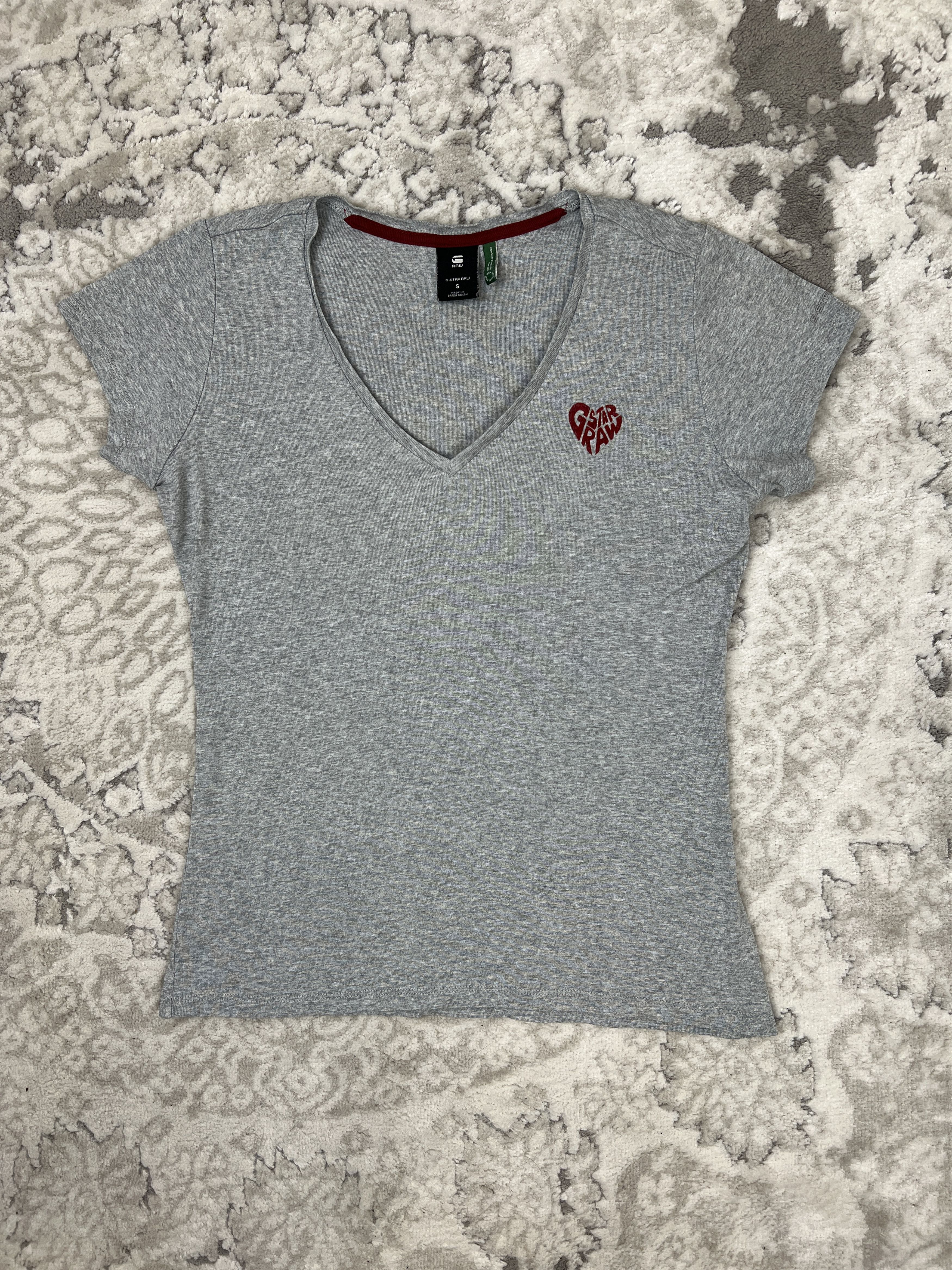 G-Star G-Star RAW Women's Heart Logo T-Shirt Size S / US 4 / IT 40 - 1 Thumbnail