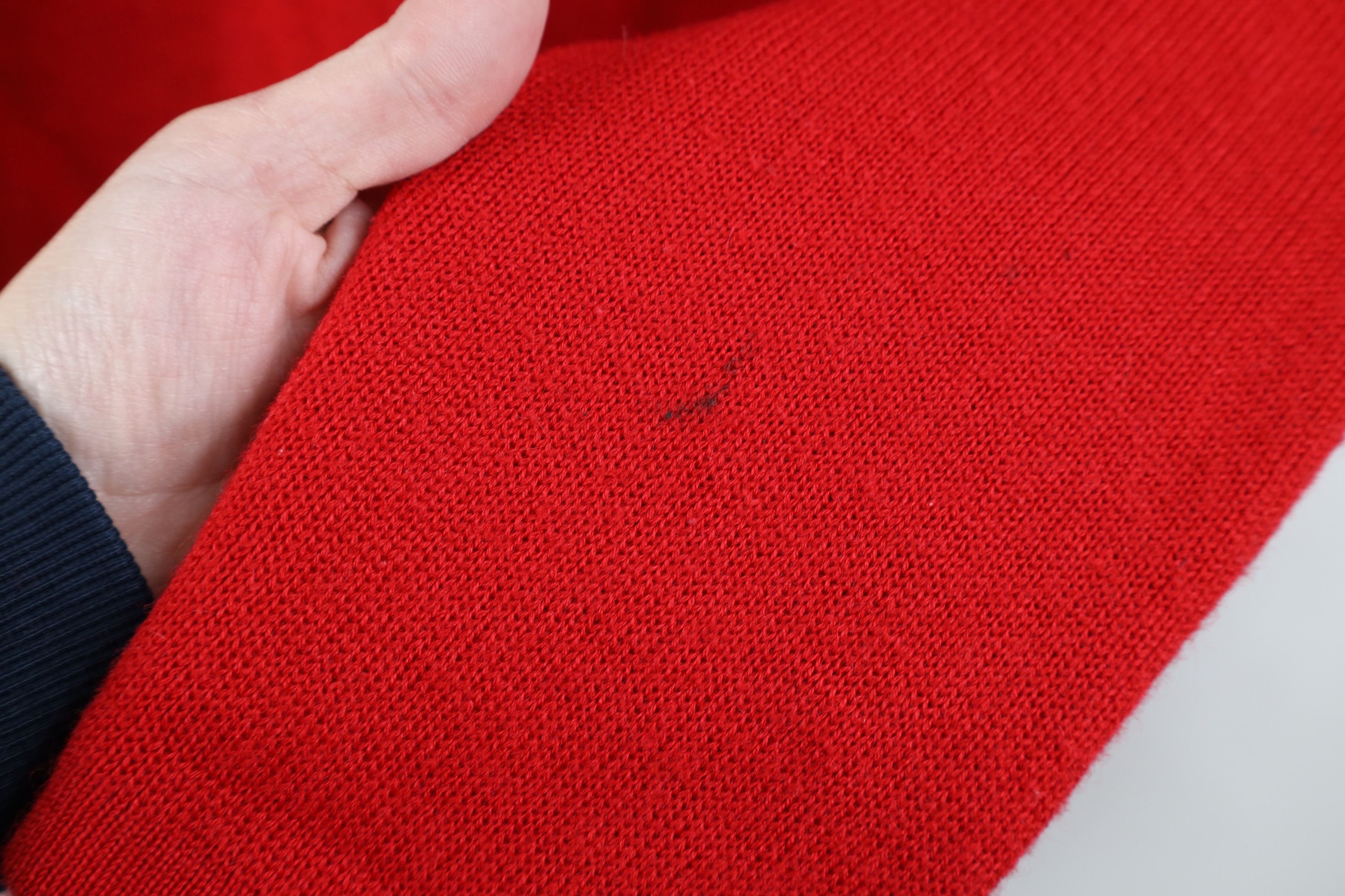 Vintage Vintage 90s Streetwear Wool Blend Knit Cardigan Sweater Red Size M / US 6-8 / IT 42-44 - 12 Thumbnail
