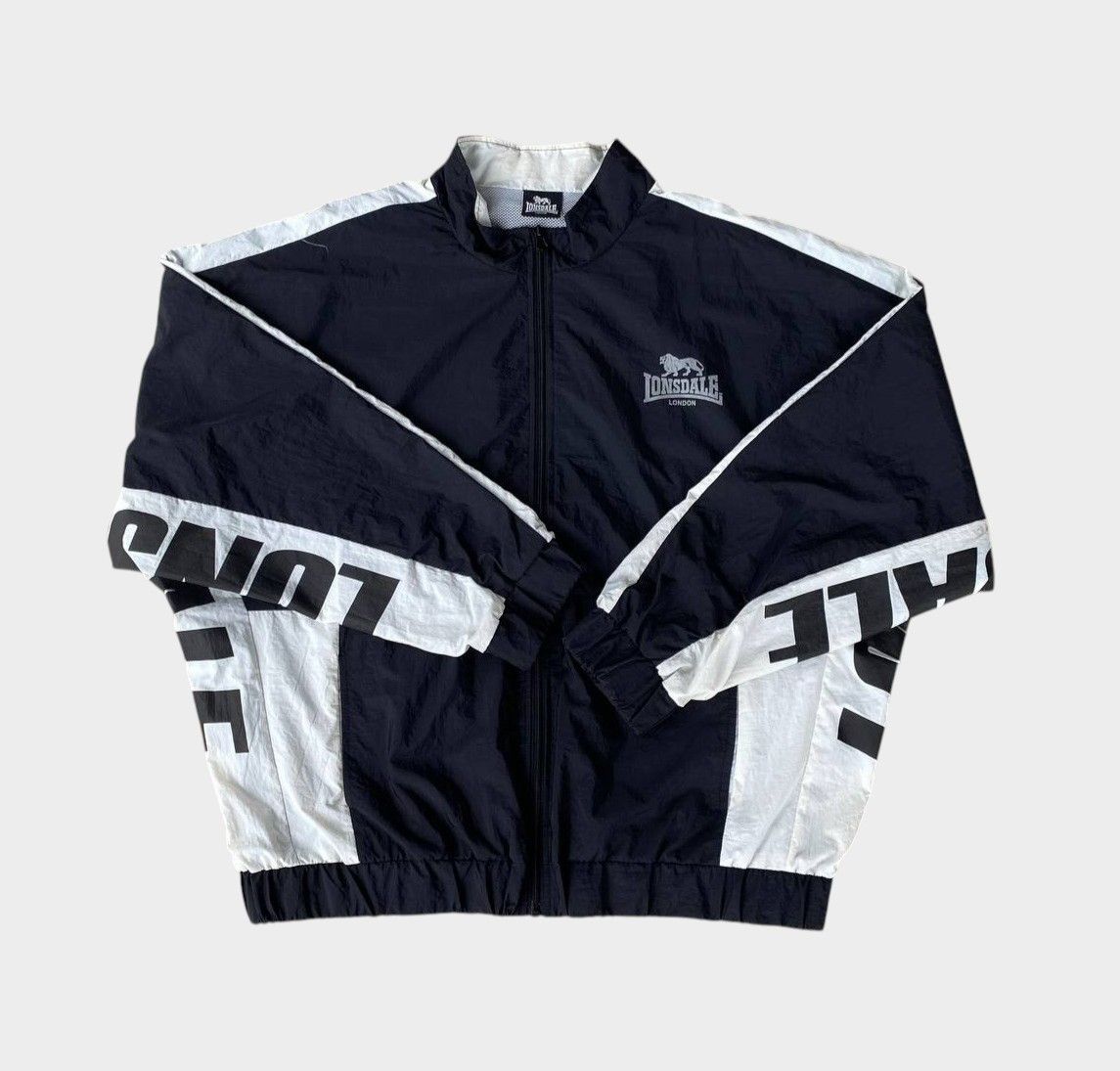 Vintage Vintage 00s Lonsdale London XL Baggy Retro Windbreaker Size US XL / EU 56 / 4 - 4 Thumbnail