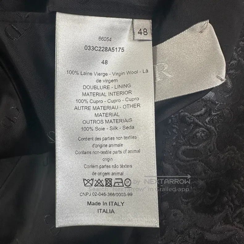 Dior Dior Dark Patterned Brocade Dress Suit Jacket Size US M / EU 48-50 / 2 - 5 Thumbnail