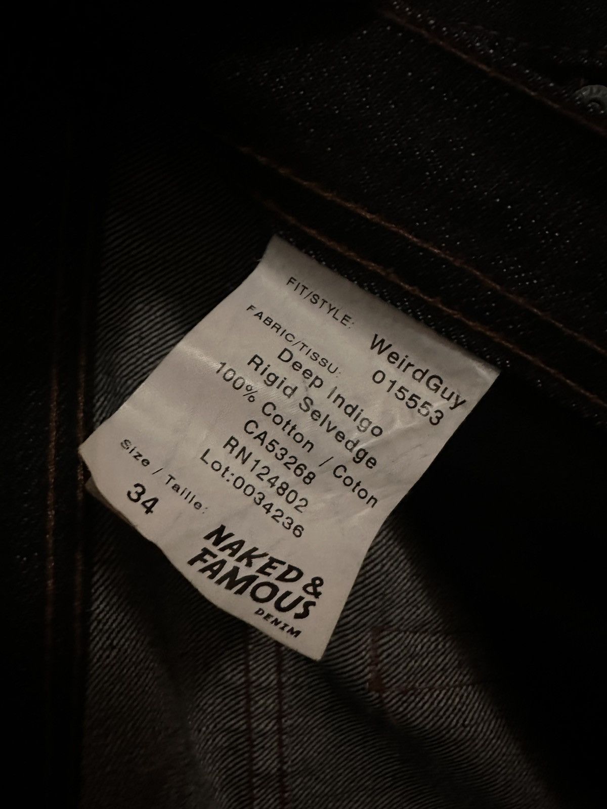 Naked & Famous Naked & Famous jeans Size US 34 / EU 50 - 3 Thumbnail