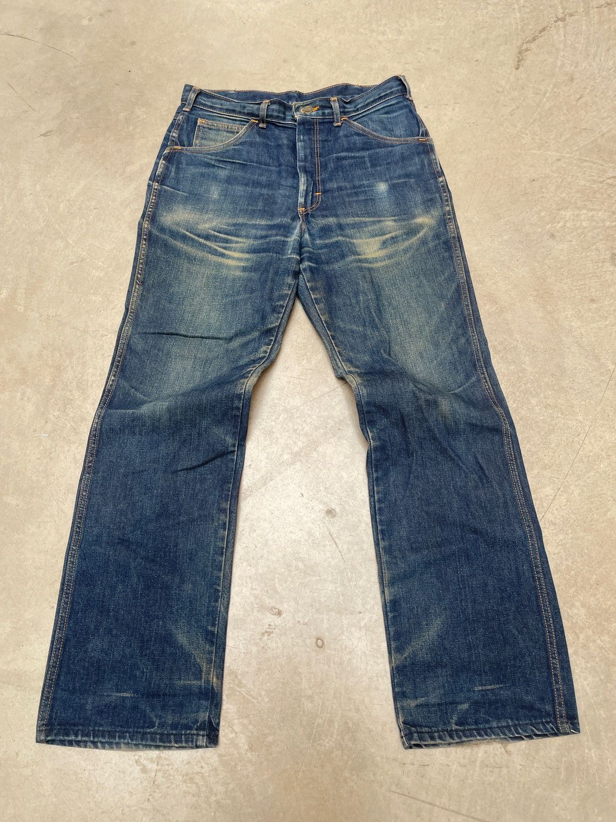 Dickies Vintage Dickies Denim Talon Zip Whiskers Fade W32 Size US 32 / EU 48 - 2 Thumbnail