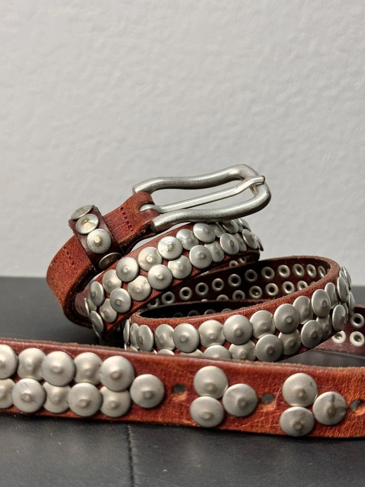 Hysteric Glamour × If Six Was Nine × Vintage VINTAGE PYTHON GOTHIC LEATHER BELT RICK OWENS STYLE Size ONE SIZE - 3 Thumbnail
