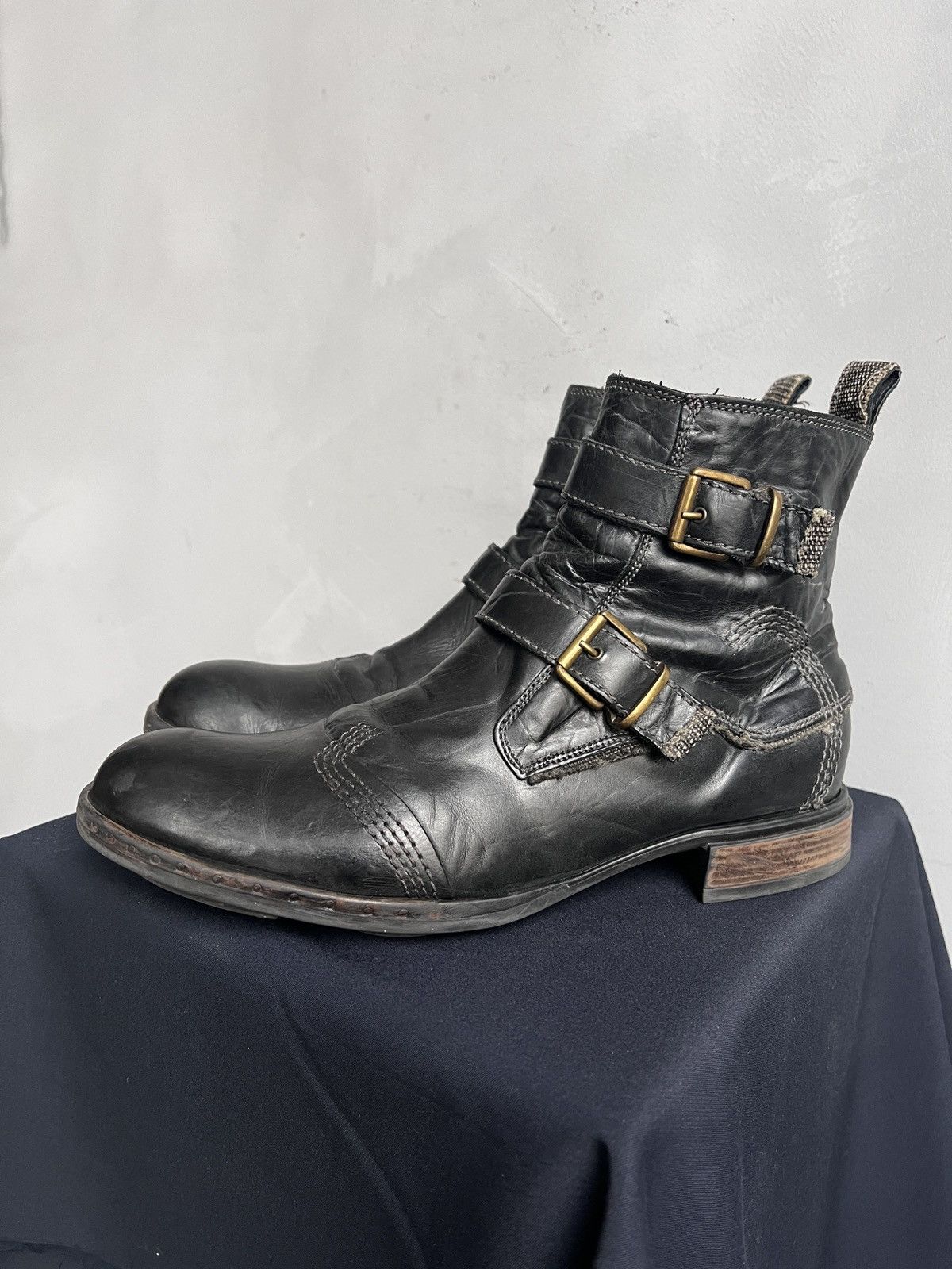 Other Archive ankle leather belted guidi style boots avant garde Size US 10 / EU 43 - 8 Thumbnail