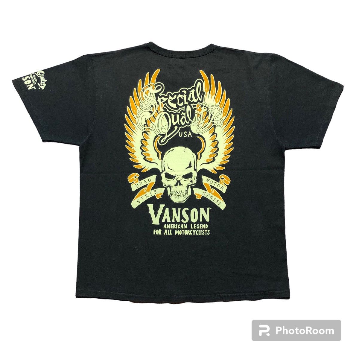Vanson Leathers Rare‼️🔥Vanson American Legend For All Motorcyclists T-Shirt Size US M / EU 48-50 / 2 - 1 Thumbnail
