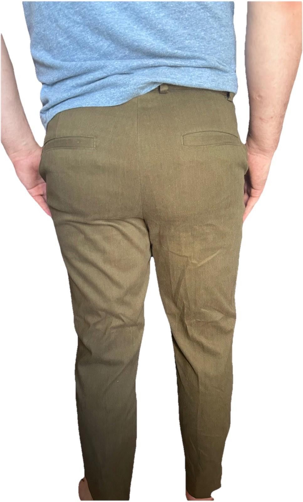 Velvet Velvet Graham & Spencer Olive Slim Fit Pants Men 32 Cotton Size US 32 / EU 48 - 4 Thumbnail