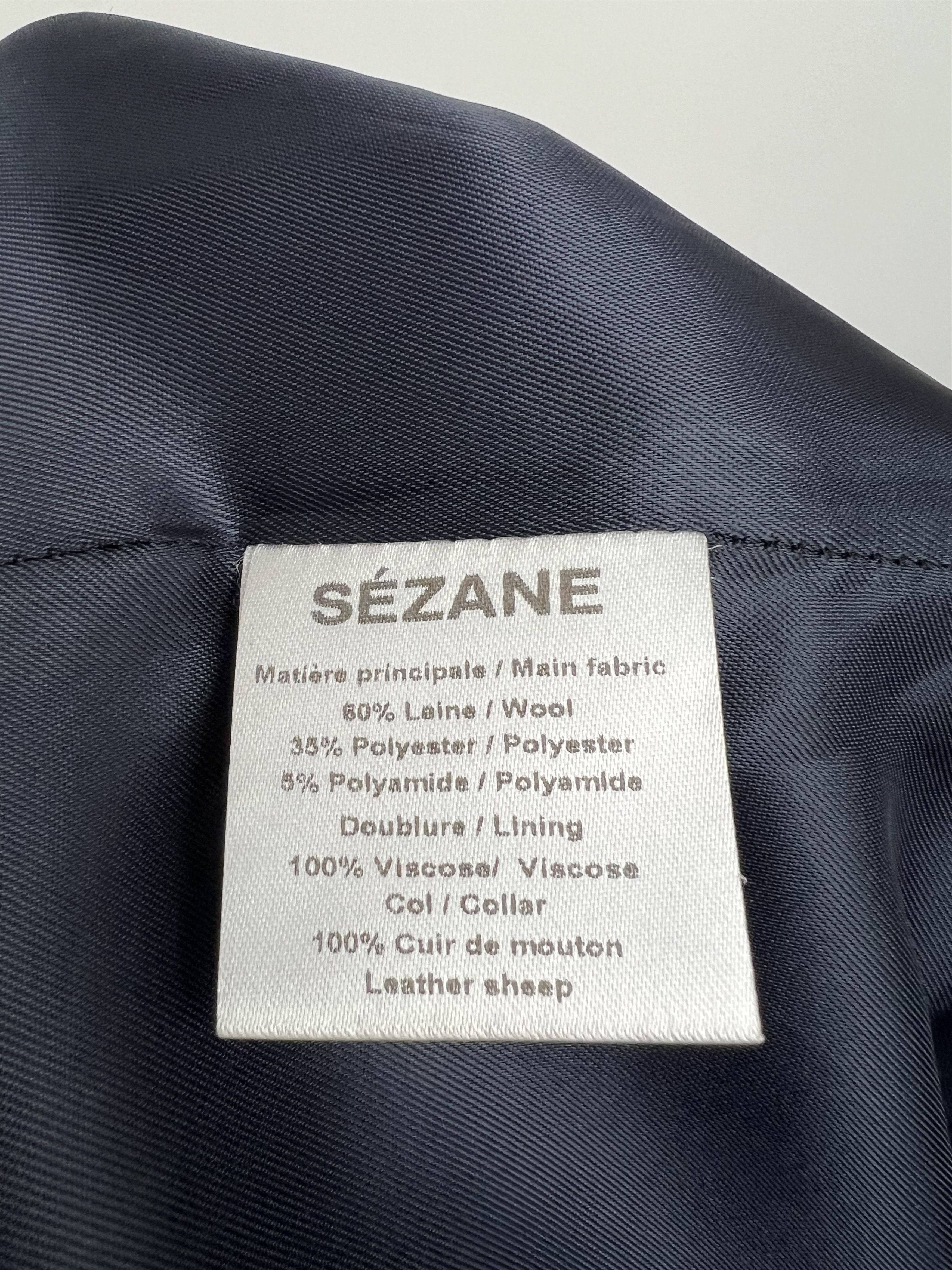 Sezane Sezane Double Breasted Wool Coat Size EU34 US2 Size XS / US 0-2 / IT 36-38 - 13 Thumbnail