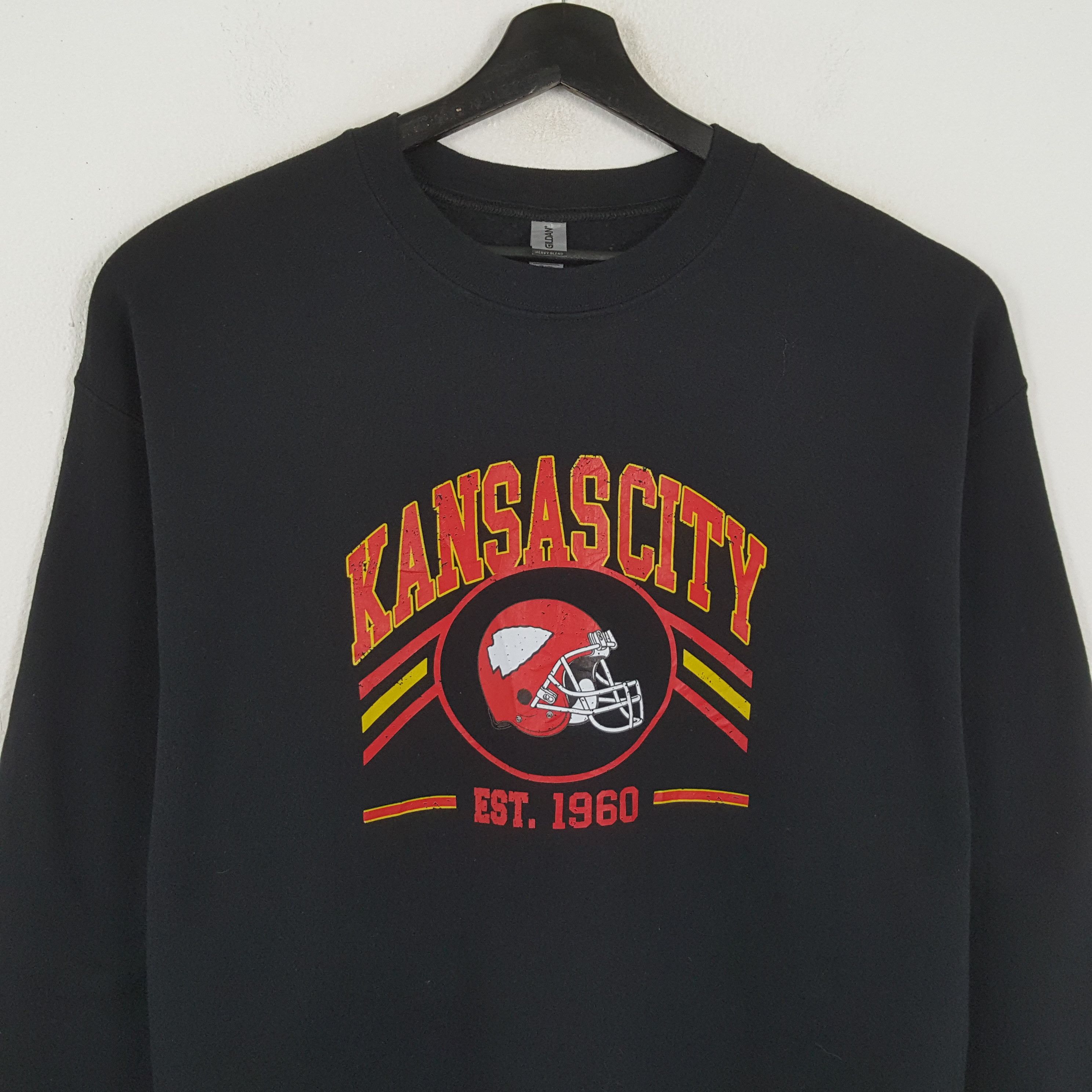 NFL × Vintage KANSAS CITY NFL Football Team Sweatshirt Size US M / EU 48-50 / 2 - 2 Thumbnail