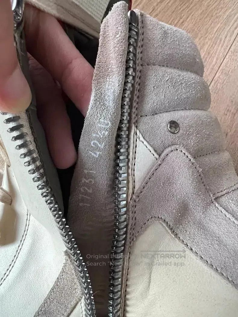 Rick Owens Rick Owens Cream Color Suede High Top Sneakers. Size US 10.5 / EU 43-44 - 9 Thumbnail