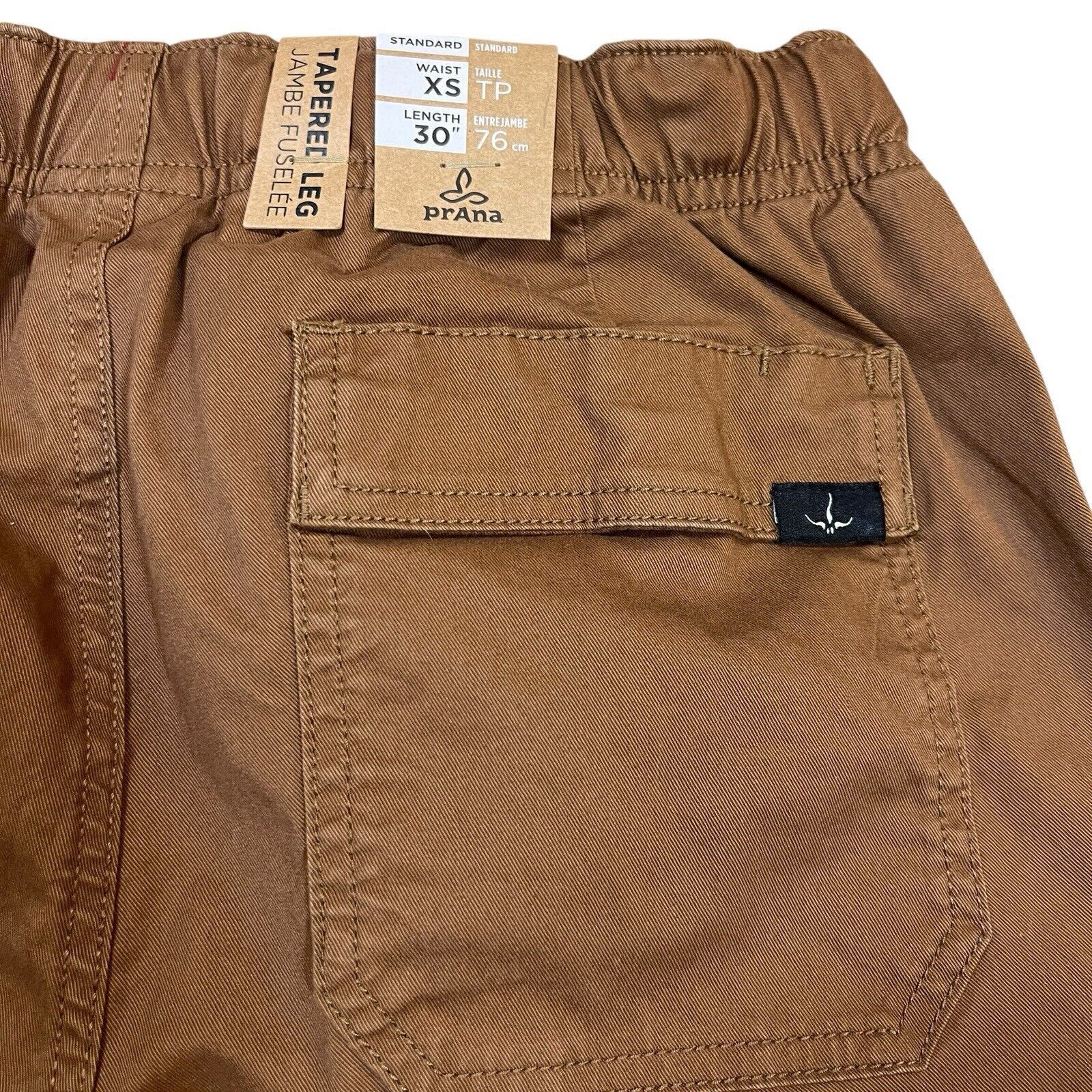 Prana prAna Mojave Pants Mens Sepia Brown Tapered Leg belt Size XS Size US 26 / EU 42 - 6 Thumbnail