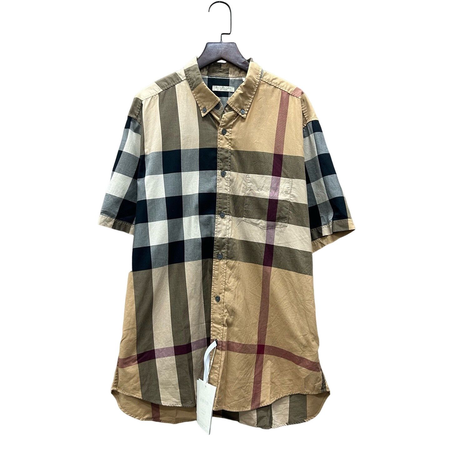 Burberry Burberry Brit Check Short Sleeve Shirt Size XL Size US XL / EU 56 / 4 - 1 Thumbnail