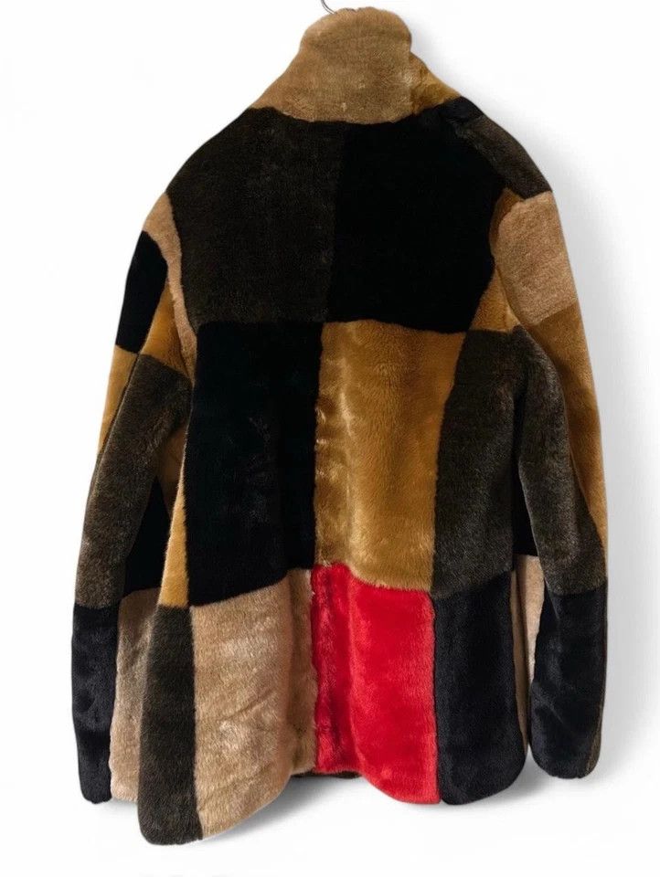 Supreme Faux Fur Patchwork Coat - FW15 Size US L / EU 52-54 / 3 - 3 Thumbnail