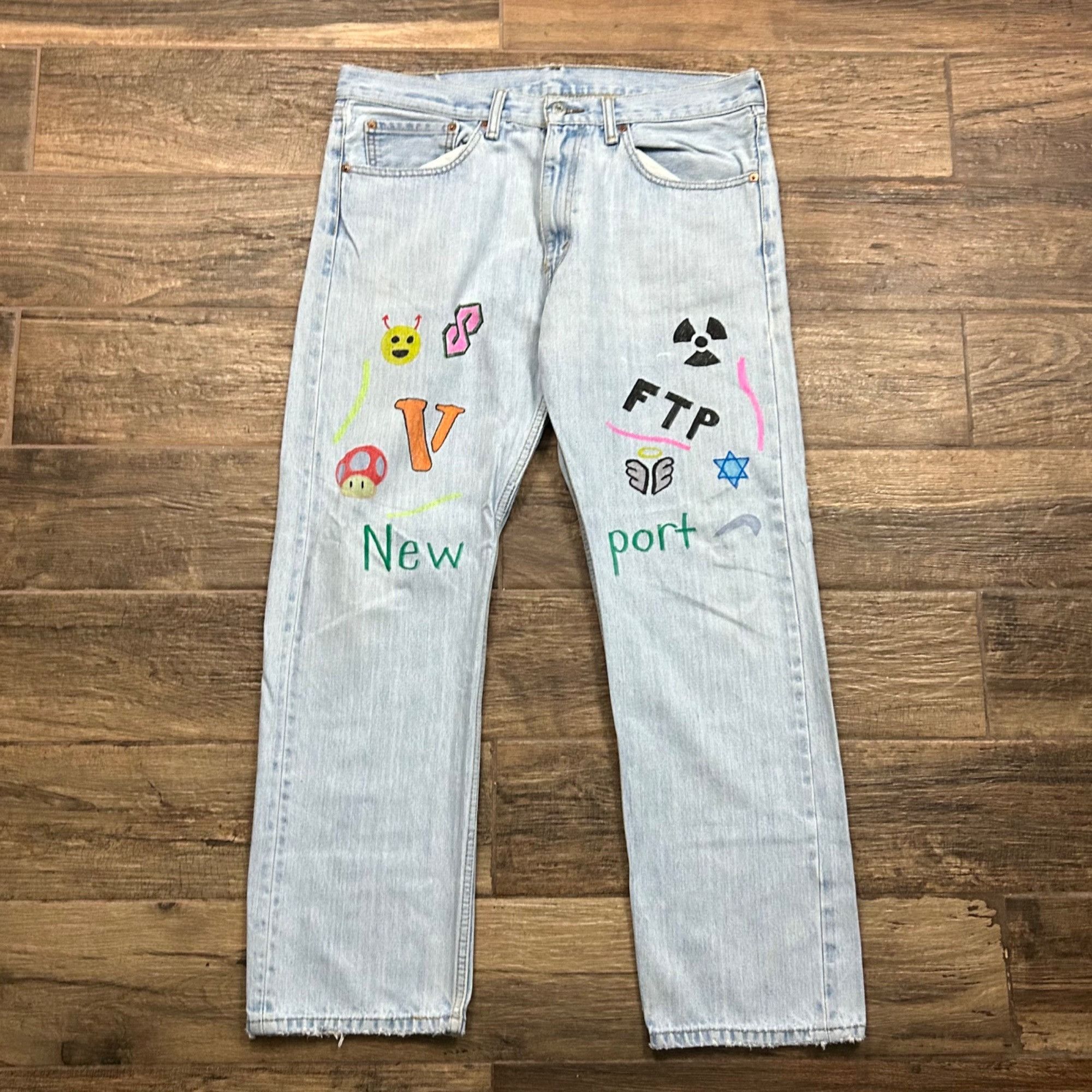 Levi’s 505 custom denim pants